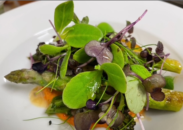 Fennel & Clove Wedding Catering & Sepcial Event Catering - Cumbria, The Lake District & southern scotland - asparagus summer leaf salad
